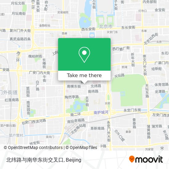 北纬路与南华东街交叉口 map