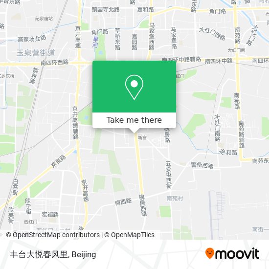 丰台大悦春风里 map