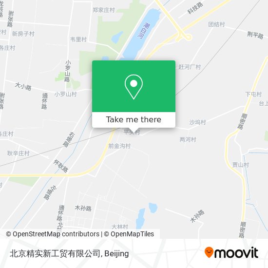 北京精实新工贸有限公司 map