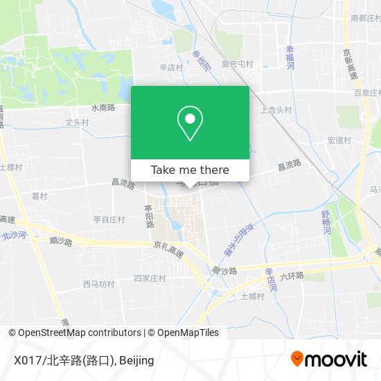 X017/北辛路(路口) map