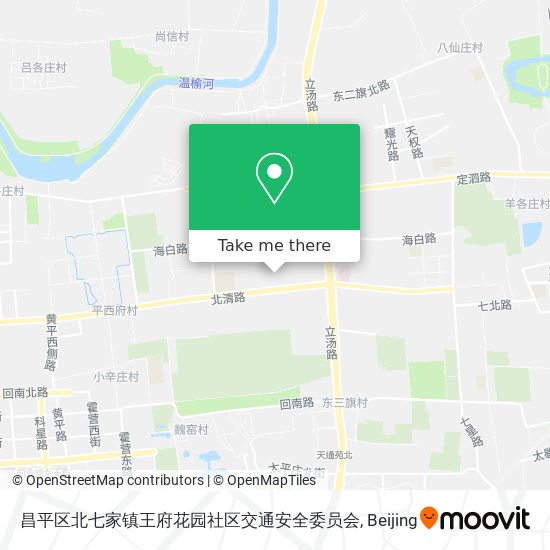 昌平区北七家镇王府花园社区交通安全委员会 map