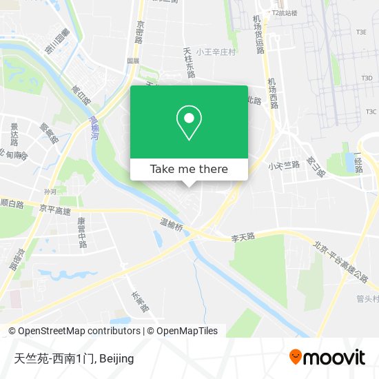 天竺苑-西南1门 map
