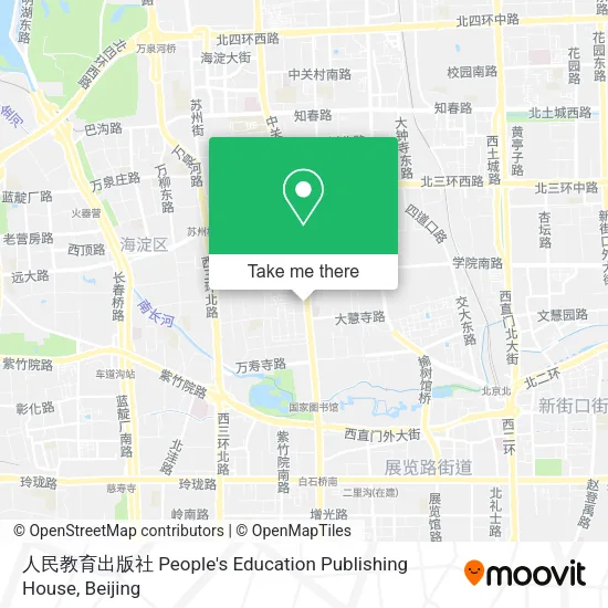 人民教育出版社 People's Education Publishing House map