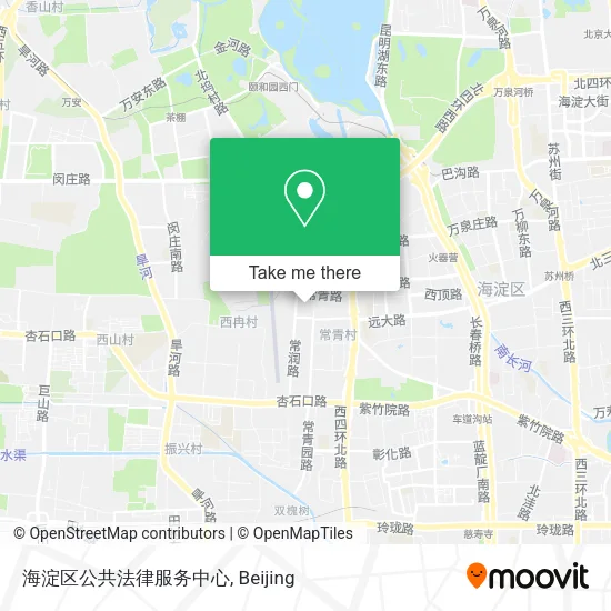 海淀区公共法律服务中心 map