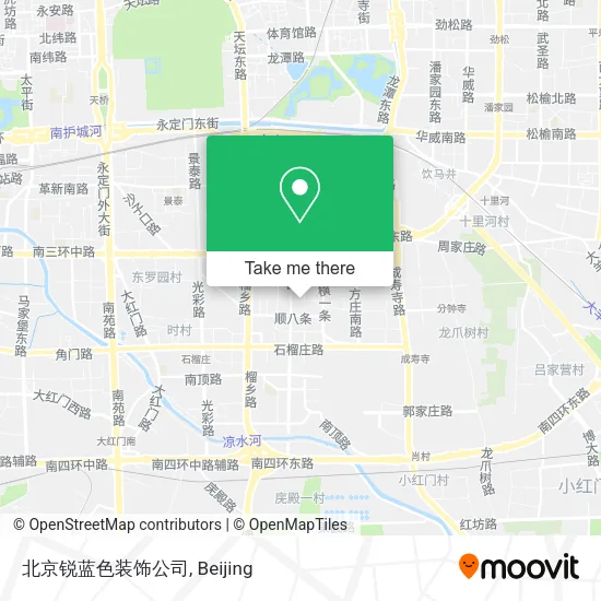 北京锐蓝色装饰公司 map
