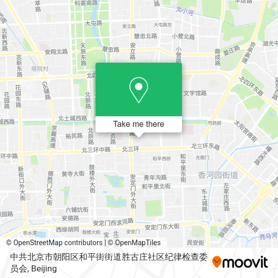 中共北京市朝阳区和平街街道胜古庄社区纪律检查委员会 map