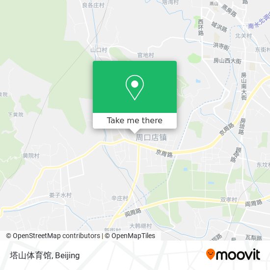 塔山体育馆 map