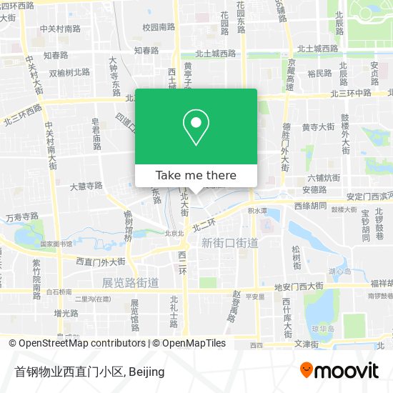 首钢物业西直门小区 map