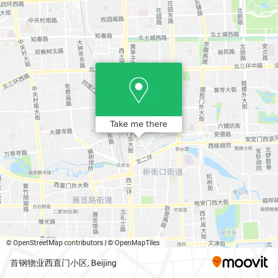 首钢物业西直门小区 map
