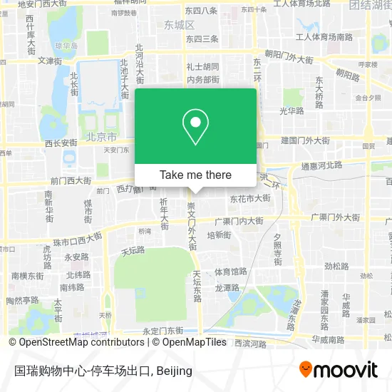 国瑞购物中心-停车场出口 map