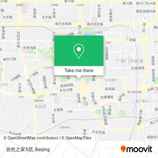 居然之家5层 map