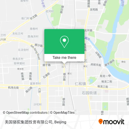 美国骆驼集团投资有限公司 map