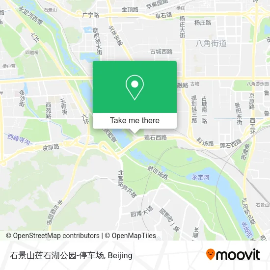 石景山莲石湖公园-停车场 map