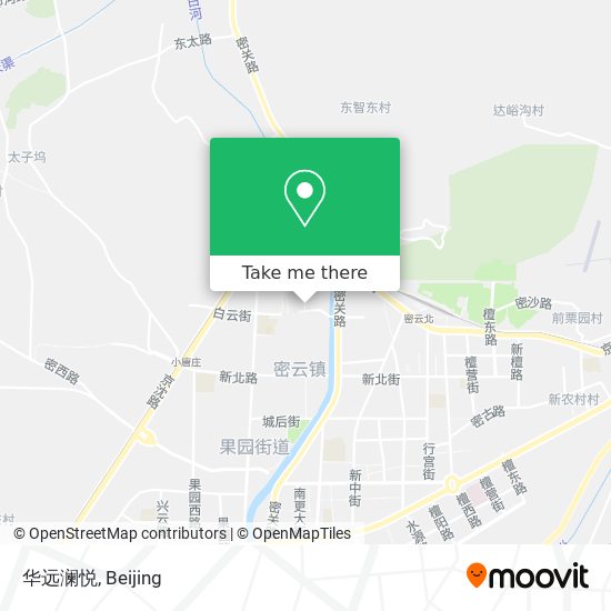 华远澜悦 map