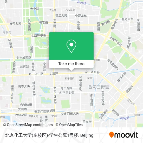 北京化工大学(东校区)-学生公寓1号楼 map