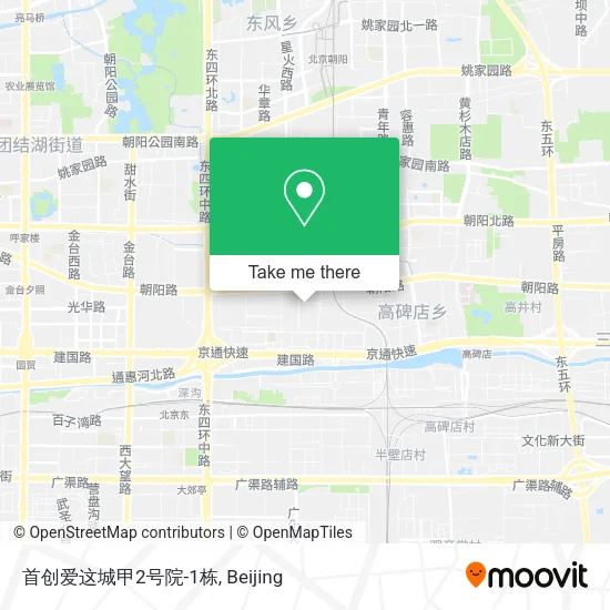 首创爱这城甲2号院-1栋 map