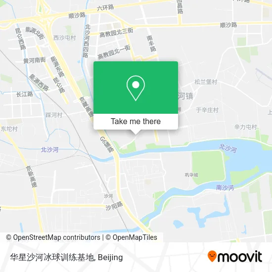 华星沙河冰球训练基地 map
