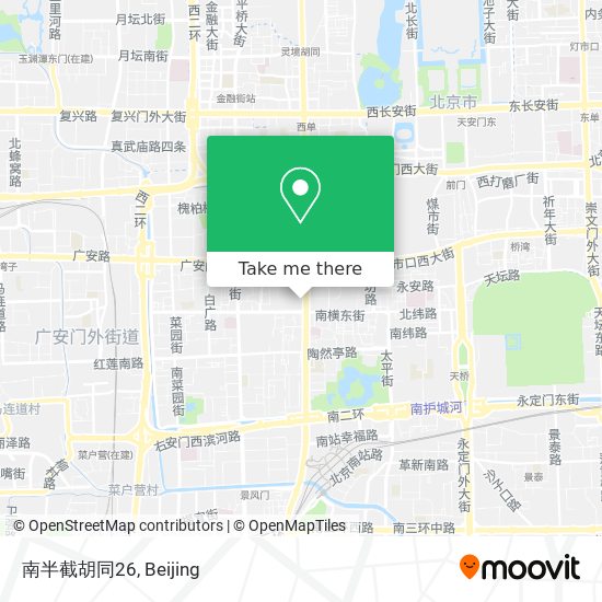 南半截胡同26 map