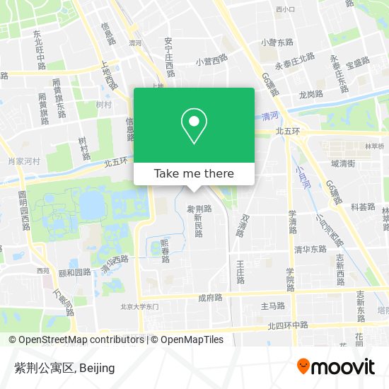 紫荆公寓区 map