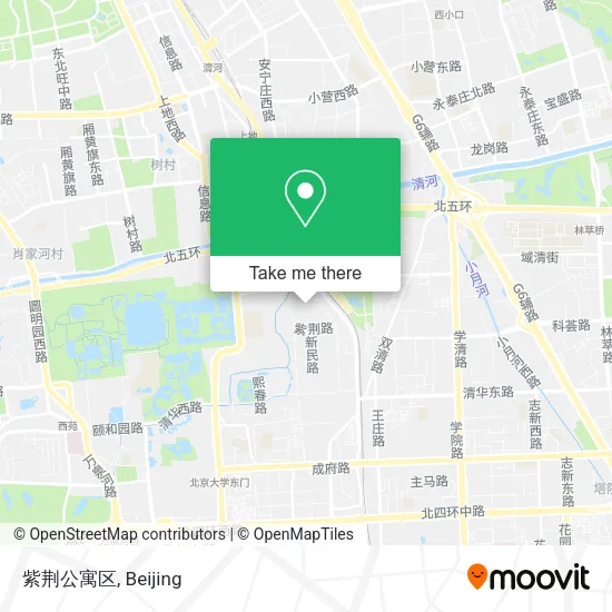 紫荆公寓区 map