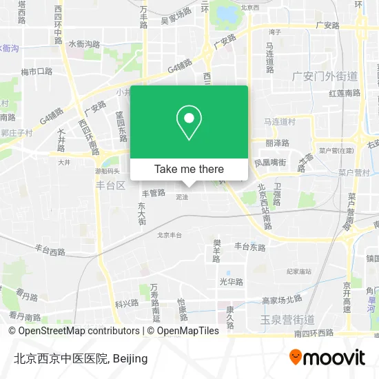 北京西京中医医院 map