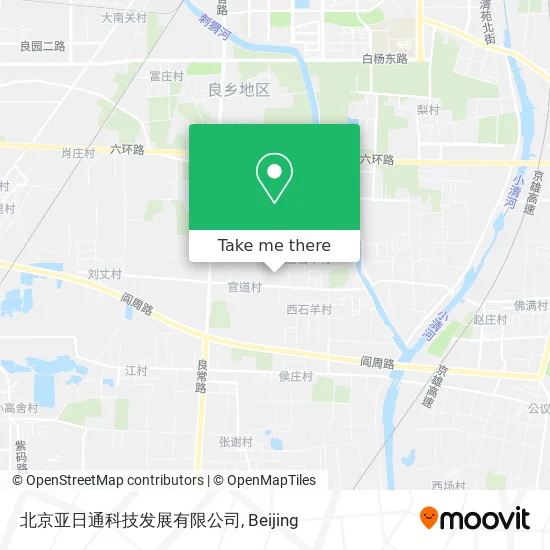 北京亚日通科技发展有限公司 map