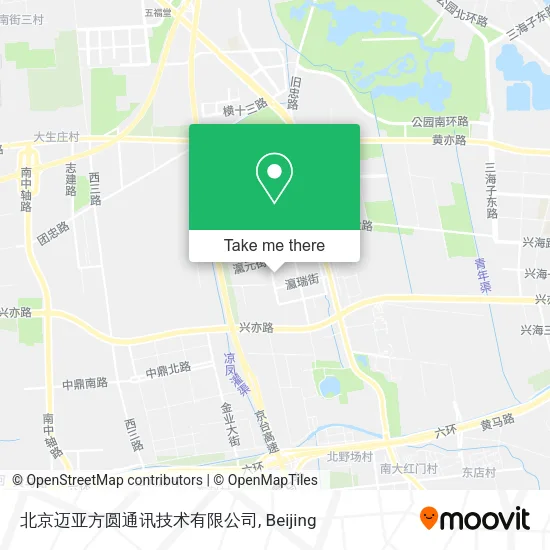 北京迈亚方圆通讯技术有限公司 map