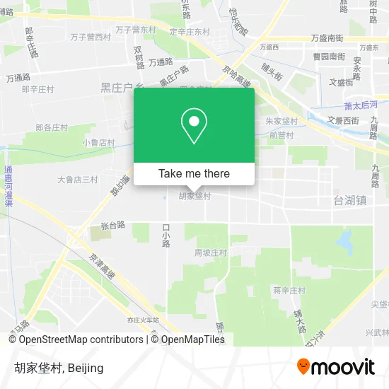胡家垡村 map
