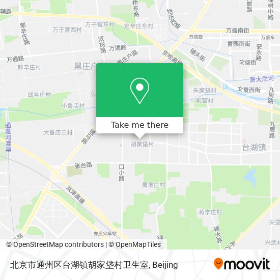 北京市通州区台湖镇胡家垡村卫生室 map