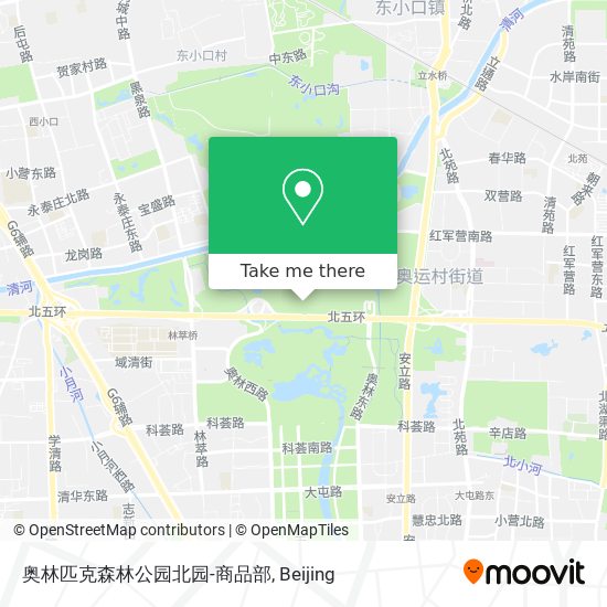 奥林匹克森林公园北园-商品部 map