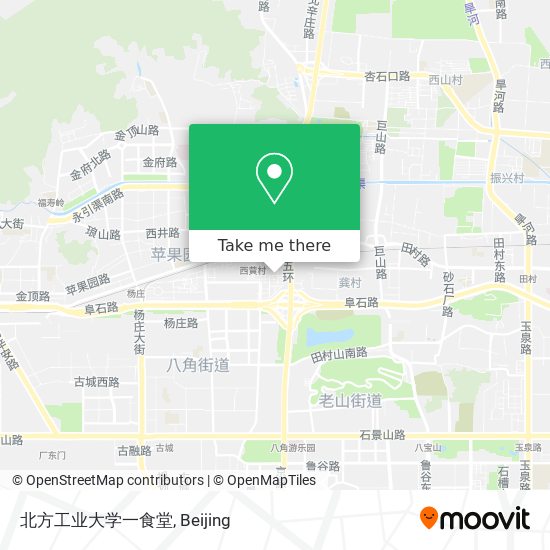 北方工业大学一食堂 map