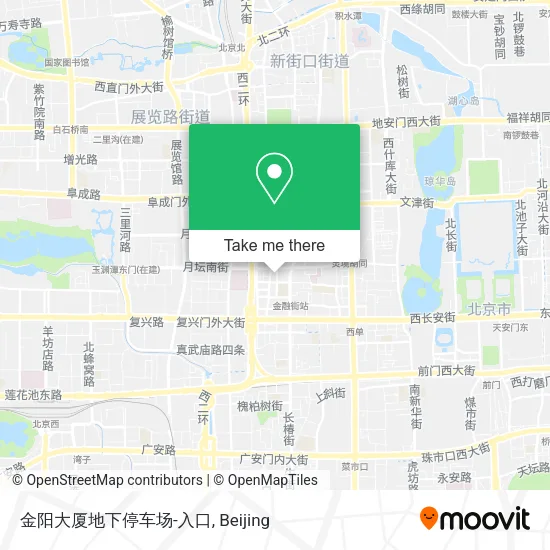 金阳大厦地下停车场-入口 map