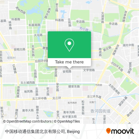 中国移动通信集团北京有限公司 map