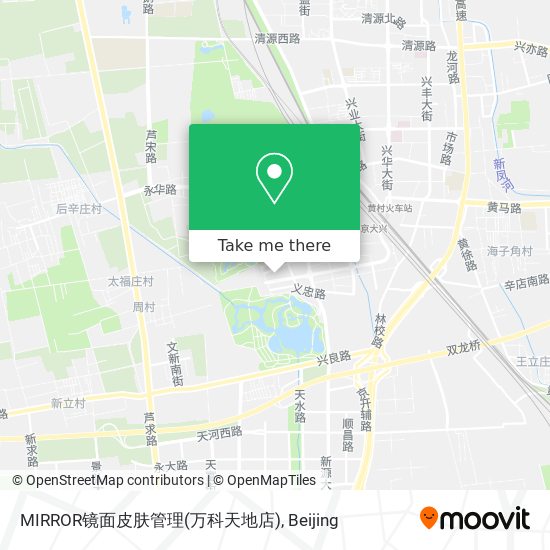 MIRROR镜面皮肤管理(万科天地店) map