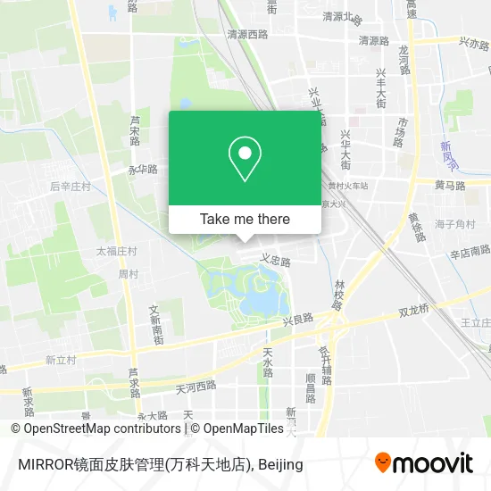 MIRROR镜面皮肤管理(万科天地店) map