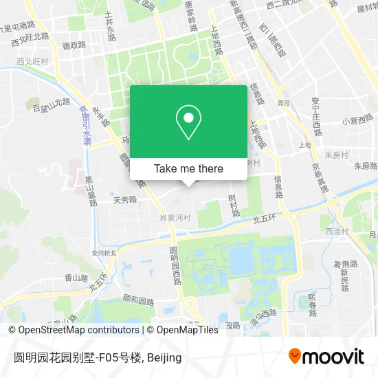 圆明园花园别墅-F05号楼 map