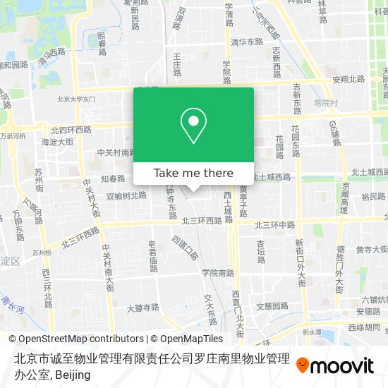 北京市诚至物业管理有限责任公司罗庄南里物业管理办公室 map