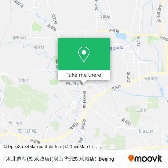 木北造型(欢乐城店)(房山华冠欢乐城店) map
