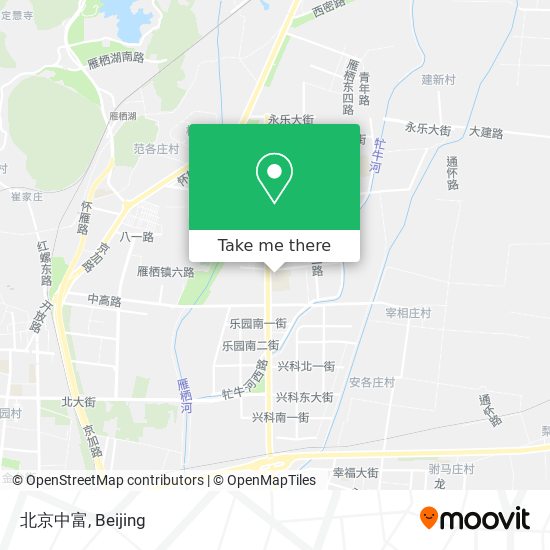 北京中富 map
