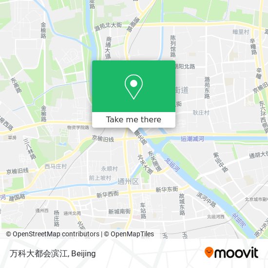 万科大都会滨江 map