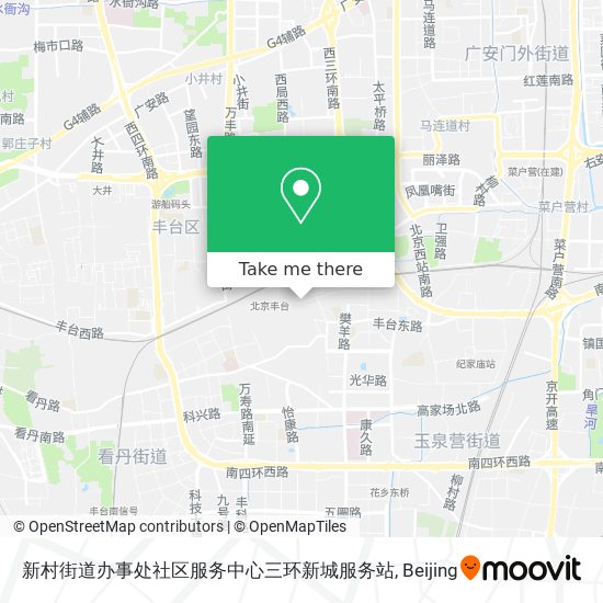 新村街道办事处社区服务中心三环新城服务站 map