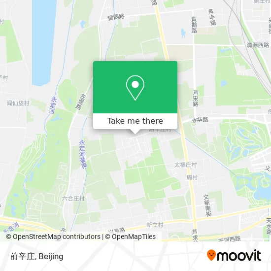 前辛庄 map