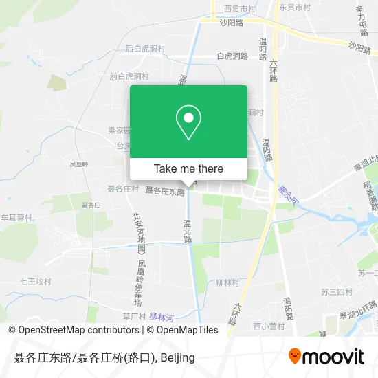 聂各庄东路/聂各庄桥(路口) map