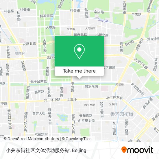 小关东街社区文体活动服务站 map