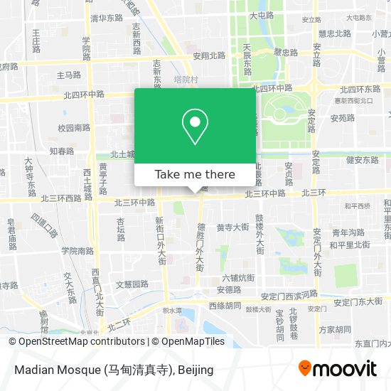 Madian Mosque (马甸清真寺) map