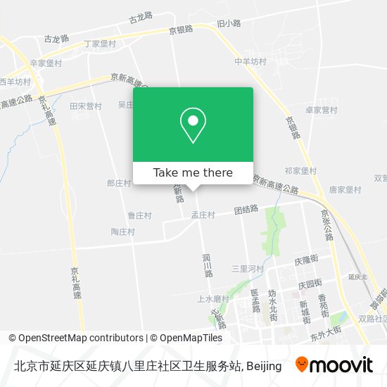 北京市延庆区延庆镇八里庄社区卫生服务站 map