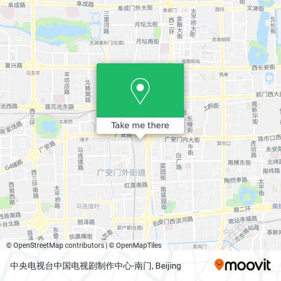 中央电视台中国电视剧制作中心-南门 map