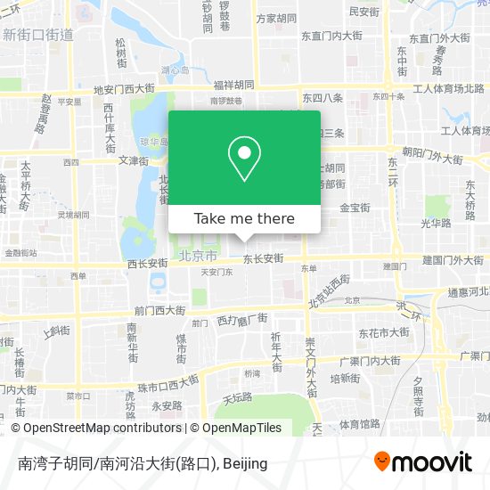 南湾子胡同/南河沿大街(路口) map