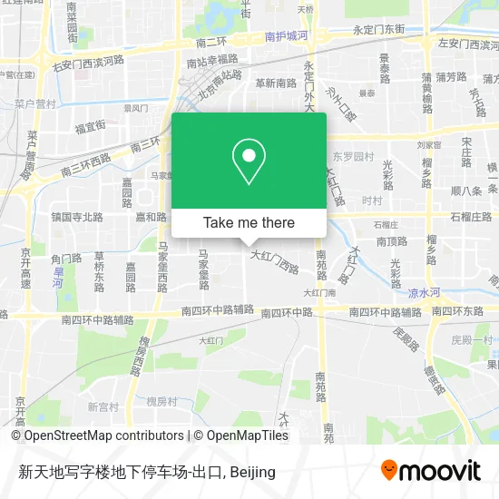 新天地写字楼地下停车场-出口 map