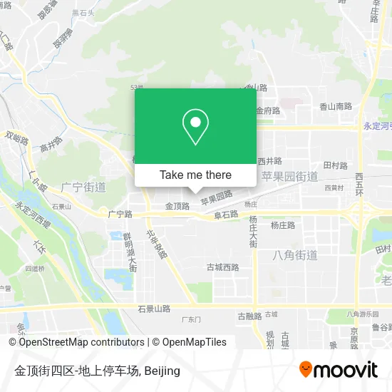 金顶街四区-地上停车场 map